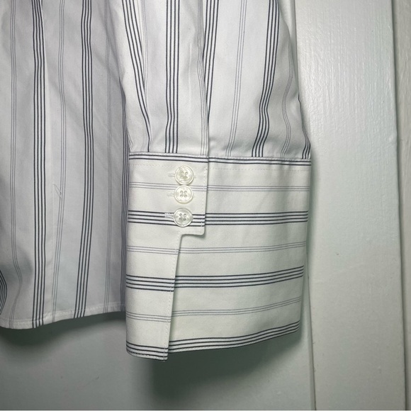 Women’s Jones NY Striped Button-Down Shirt - Picture 3 of 13